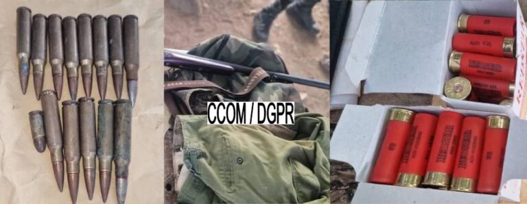 Bénin : La Police républicaine découvre armes, munitions et effets militaires chez un individu à Djougou